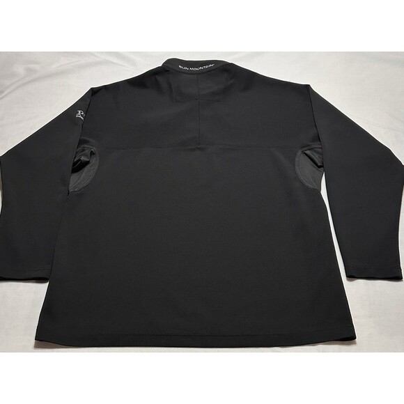 PGA Indiana Section Sun Mountain OuterWear Mens XL  1/4 Zip Golf Pullover Black - Picture 5 of 11